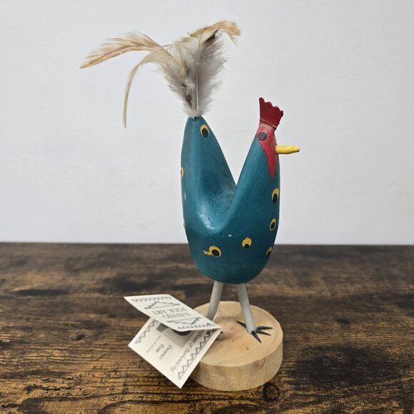 Navajo Folk Art Native American Chicken Hen Rooster Dennis Tom Stanley Hanley - Picture 2 of 12